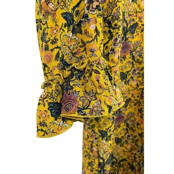Madewell x Karen Walker Silk Floral Loretta Dress size 4 - Picture 4 of 12
